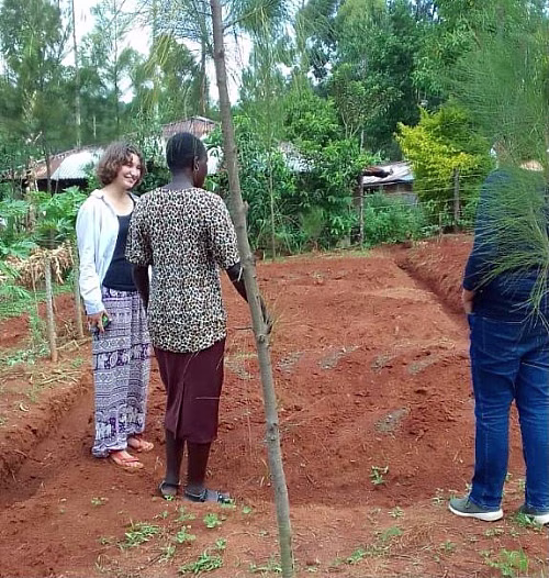 Valentina Dereani ’27 on a trip to Kenya, where she will utilize a $10,000 Projects for Peace...