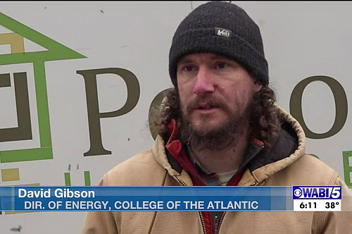 College of the Atlantic Director of Energy Davis Gibson