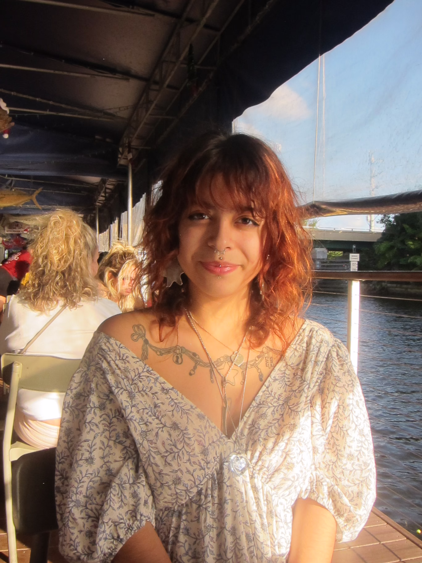 Carolina headshot, scenic background